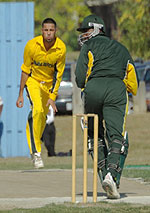 Action from Elmbank v Heartland in the Etobicoke League decider in Canada.